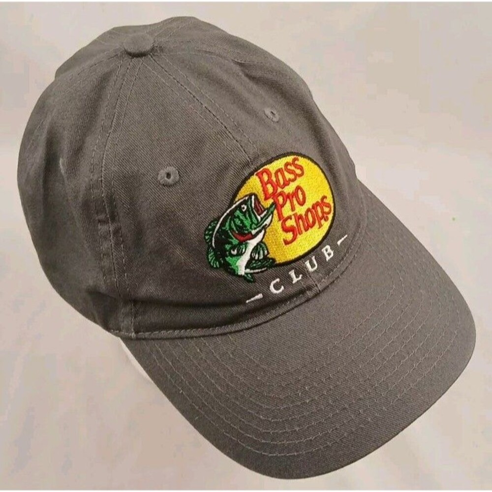 Bass Pro Shops Club 100% Cotton Adjustable Strapback Hat/Cap-NEW!